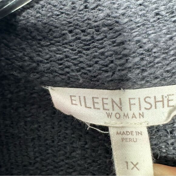 Eileen Fisher gray cardigan size 1X - Picture 4 of 5